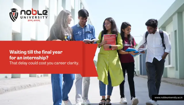 Waiting till the final year for an internship?